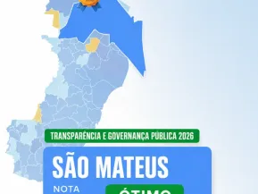 São Mateus alcança 96,5 pontos em índice de transparência pública