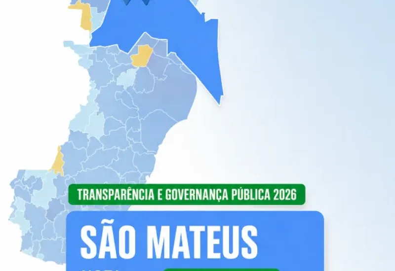 São Mateus alcança 96,5 pontos em índice de transparência pública