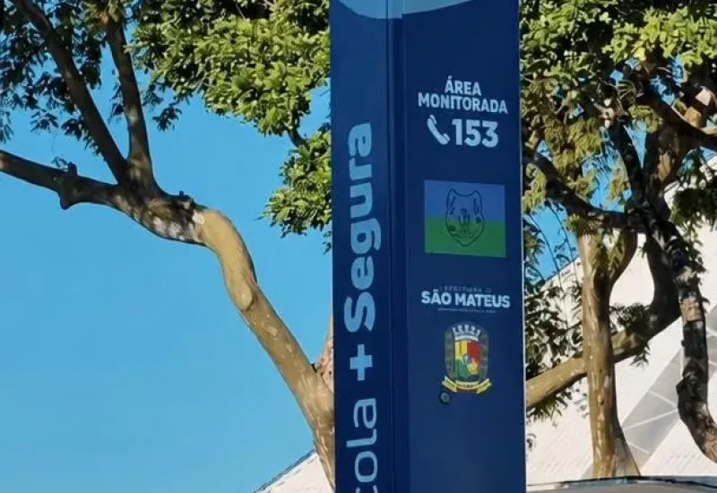 São Mateus começa a instalar oito totens do Programa Escola Mais Segura