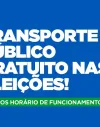 São Mateus garante transporte público gratuito neste domingo de eleições