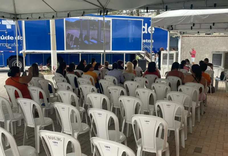 São Mateus recebe carreta do Ministério da Saúde com exames para mulheres