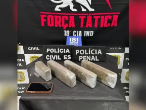 Suspeito é preso com mais de 3 kg de maconha em Montanha