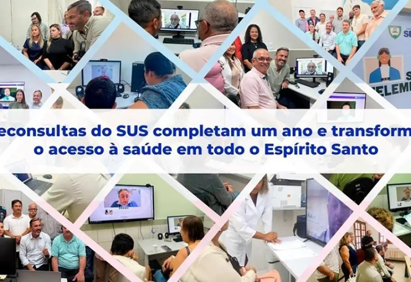 Teleconsultas do SUS completam um ano no Espírito Santo e ampliam oferta de saúde aos capixabas