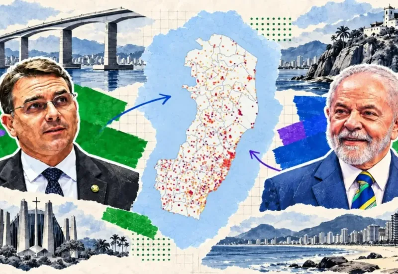 Vira voto: os bairros do ES onde estão os votos brancos e nulos da disputa Flávio x Lula