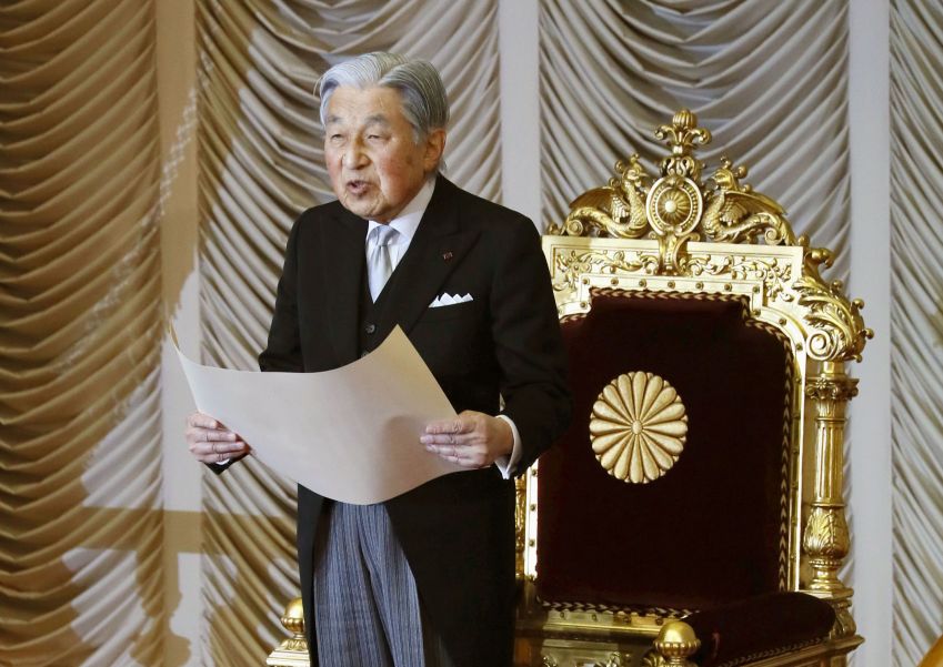 Akihito, imperador emérito do Japão e 125.º Imperador do Japão, de 7 de janeiro de 1989 a 30 de abril de 2019 • Kyodo News Stills via Getty Images